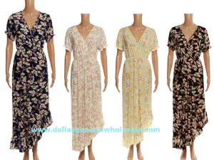 Fashion Irregular Cut Maxi Dresses Wholesale