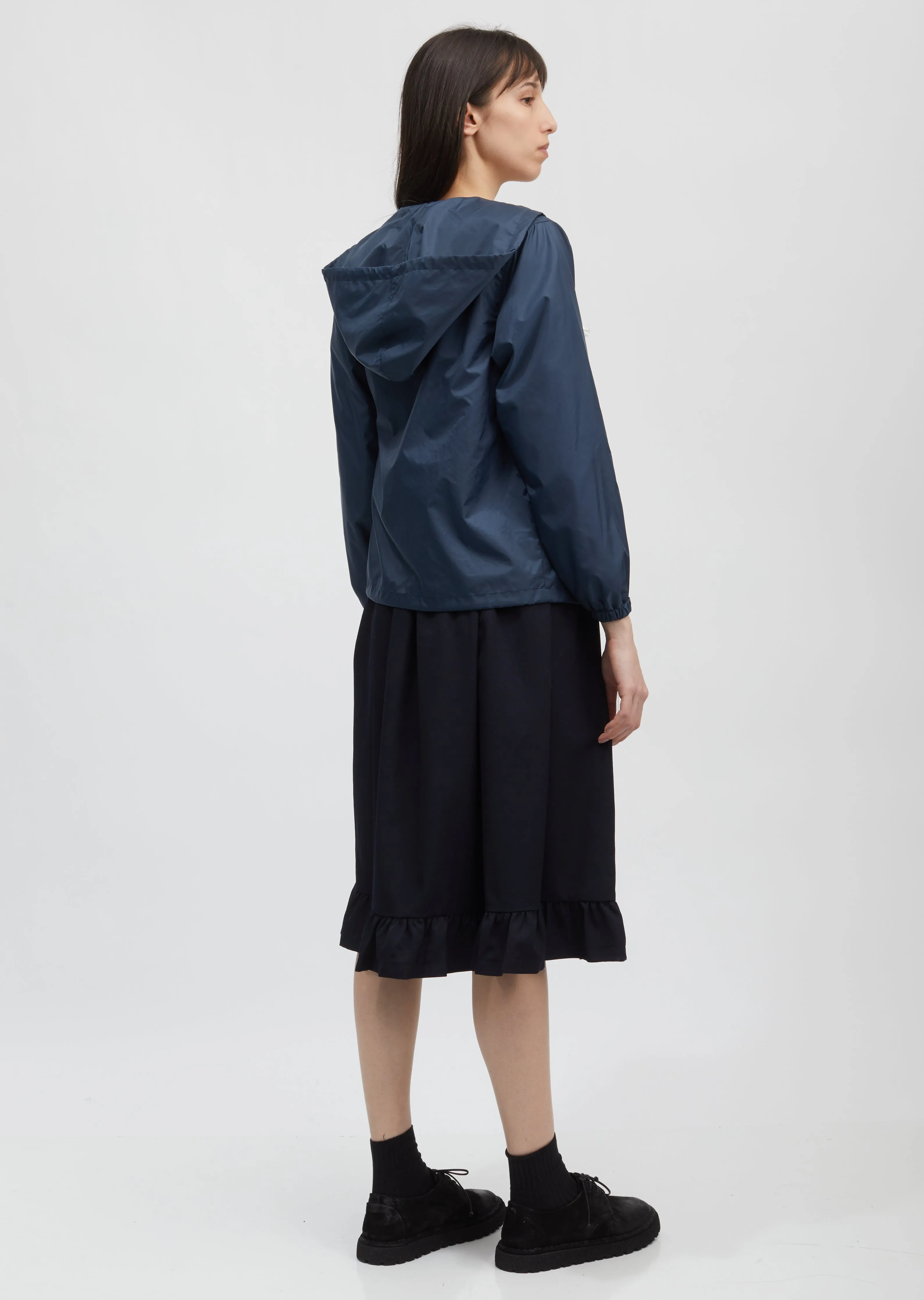 Hooded Taffeta 'Girl' Jacket