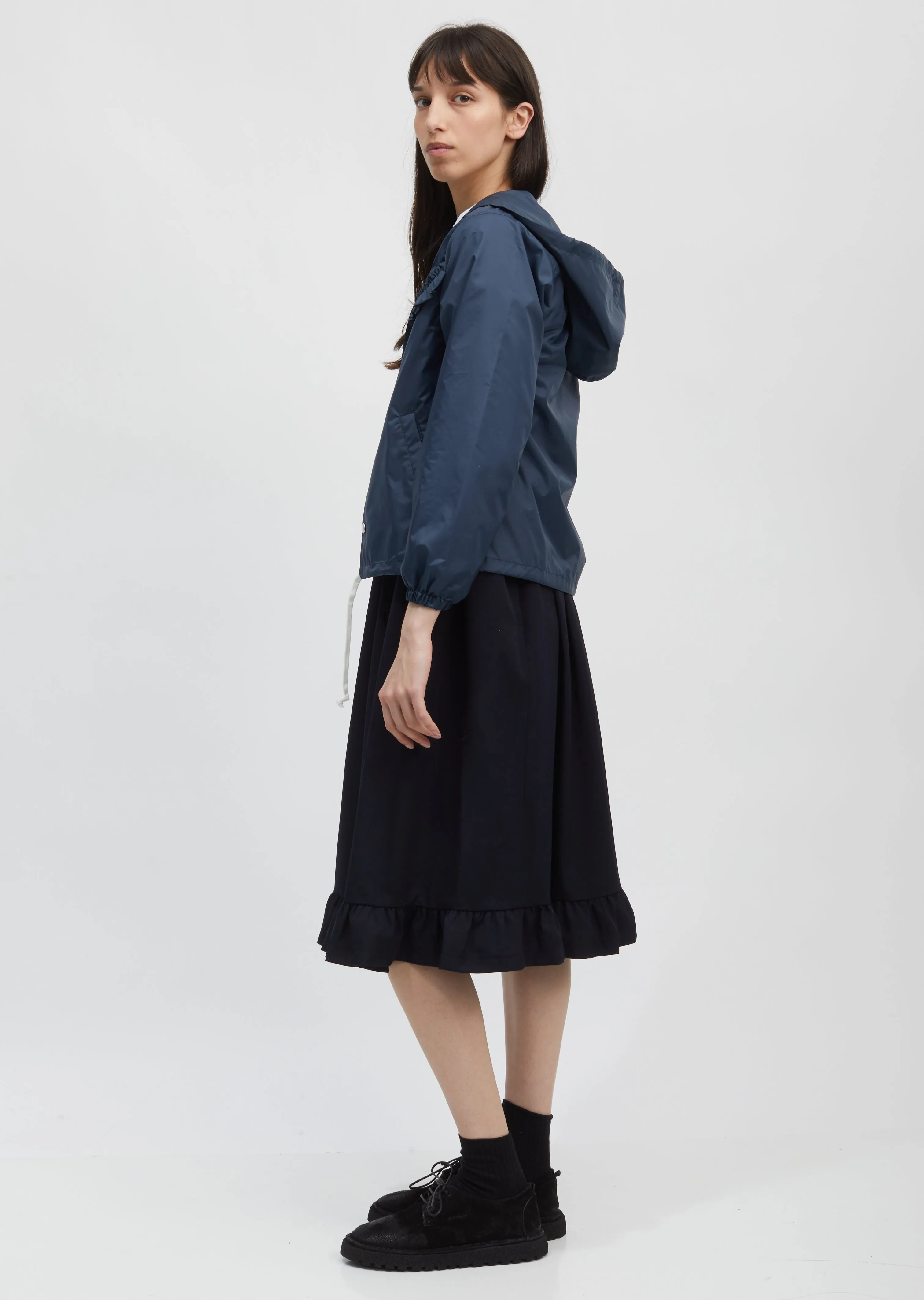 Hooded Taffeta 'Girl' Jacket