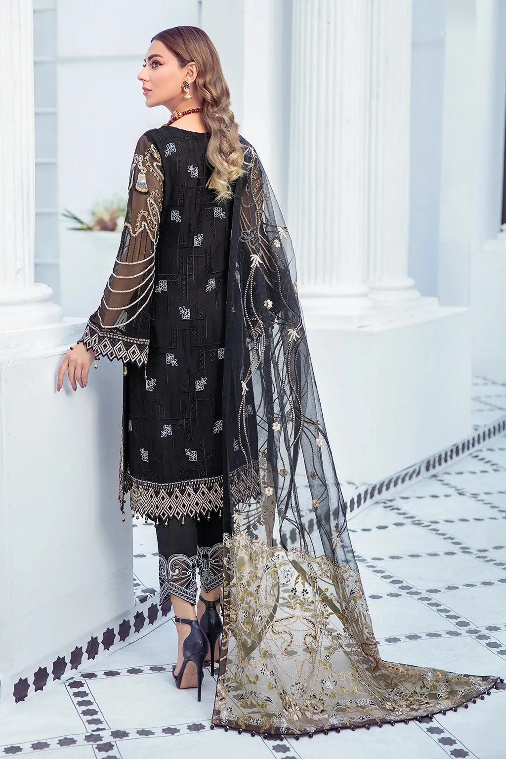 Ramsha - F 2108 Embroidered Chiffon Collection Vol 21