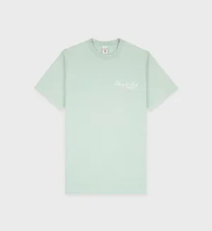 Villa T-Shirt - Jade/White