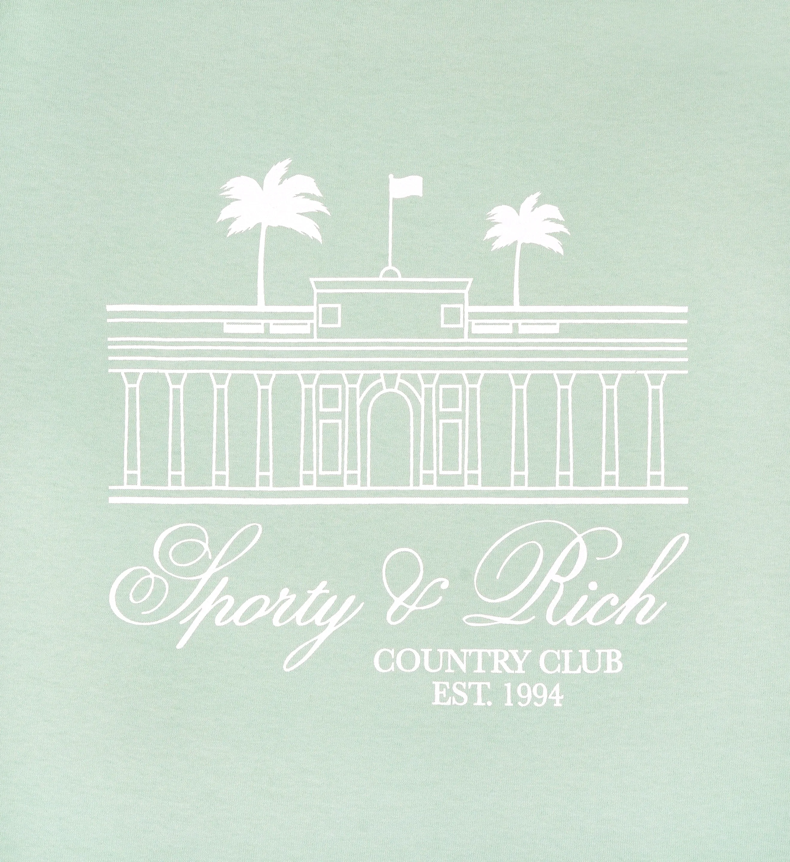 Villa T-Shirt - Jade/White