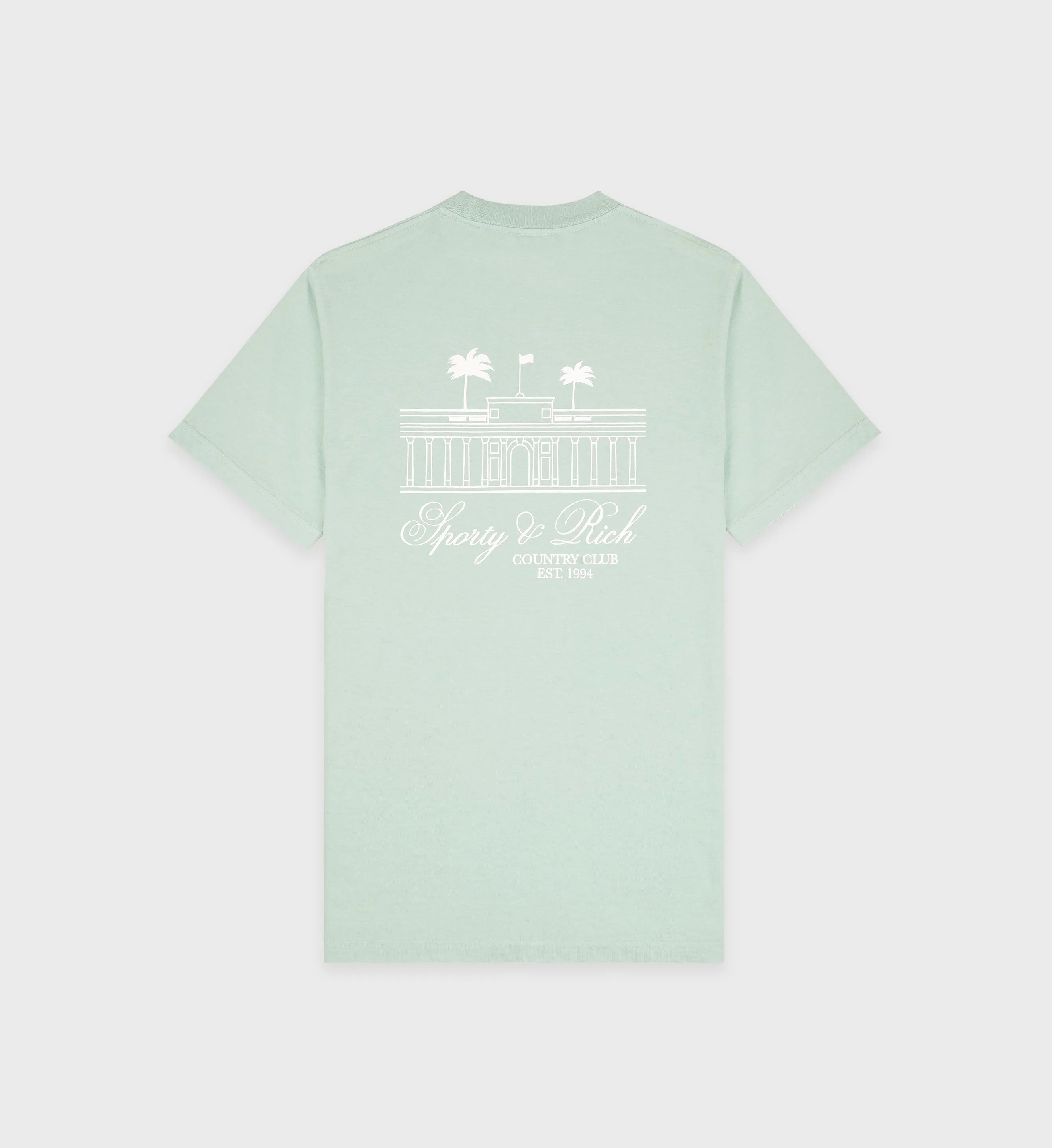 Villa T-Shirt - Jade/White